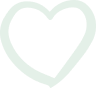 a heart on a green background